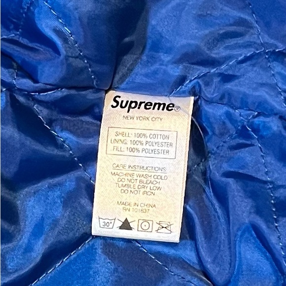 NWT Supreme Old English Corduroy Varsity Jacket size S - Picture 5 of 8